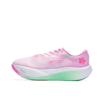 QIAODAN F\PB3.0 Anti Slip And Wear Resistant Lightweight Low Top Running Shoes Women's Pink Green