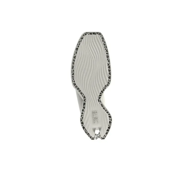 SCRY X GOODBAI x GQ 3D Printed Shoes Men's White-4