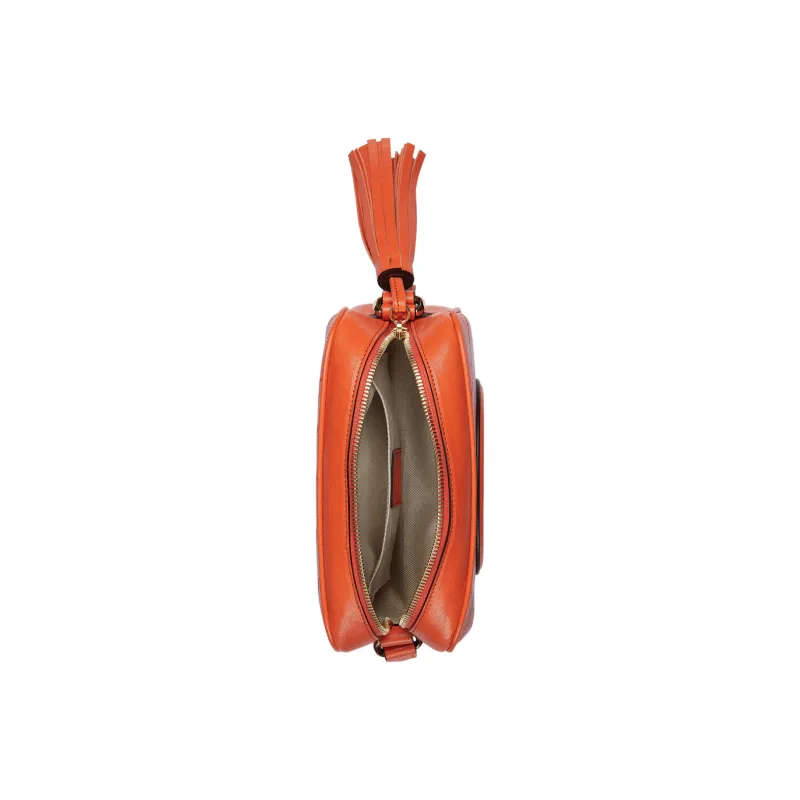 GUCCI Blondie Leather Crossbody Bag Shoulder Bag Women's Orange-6
