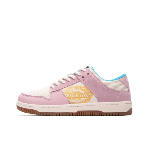 Dickies Skateboard Shoes Women's Low-Top Pink