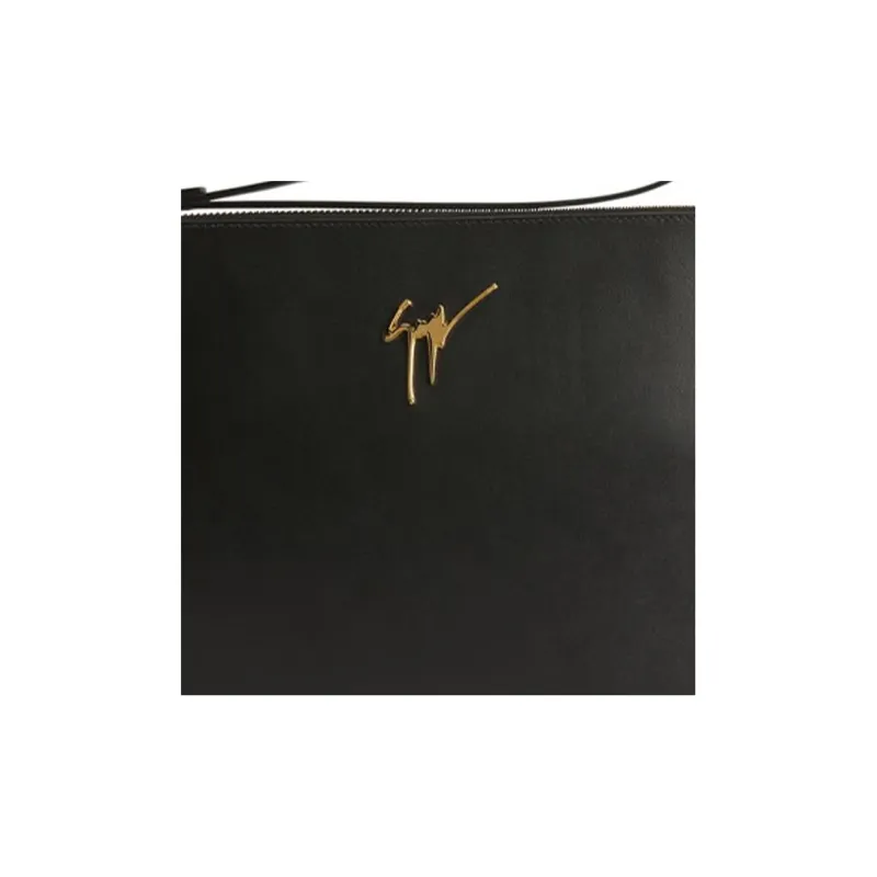 Giuseppe Zanotti Fabian Leather Clutch Bag-4