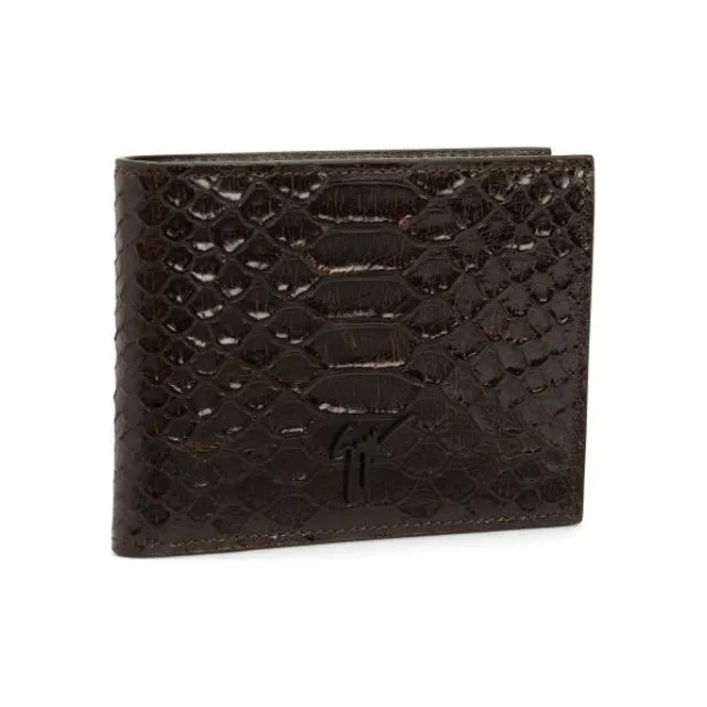 Giuseppe Zanotti/GZ Leather Wallet Men's Dark Brown-1