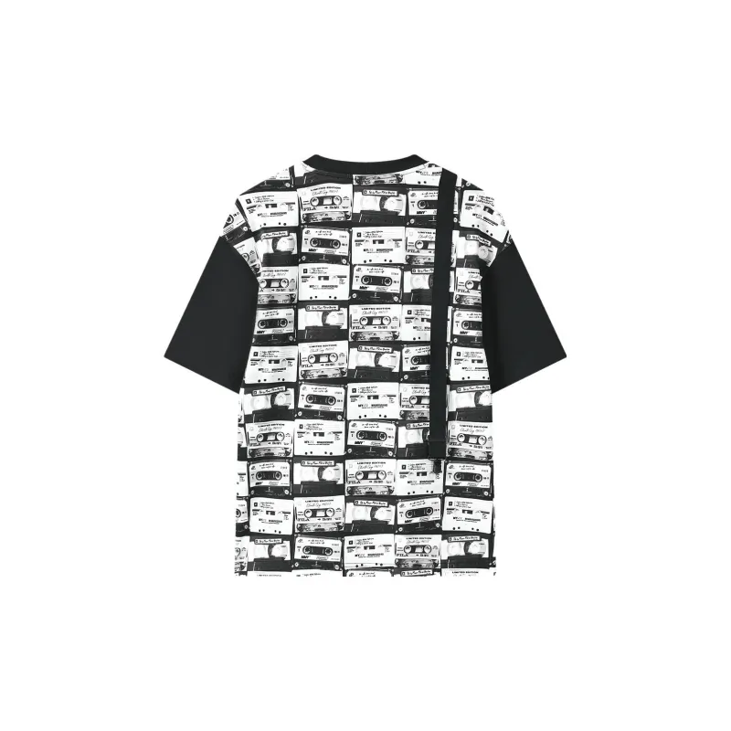 FILA MIHARA YASUHIRO Collaboration Collection T Shirt Men's Black-1