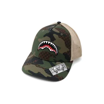 SPRAYGROUND Shark Patch Baseball Cap