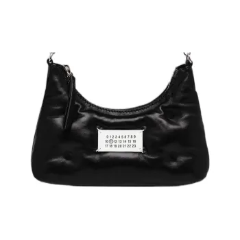 Maison Margiela Sheepskin Combined With Calfskin Shoulder Bag Crossbody Bag Regular Women's Black