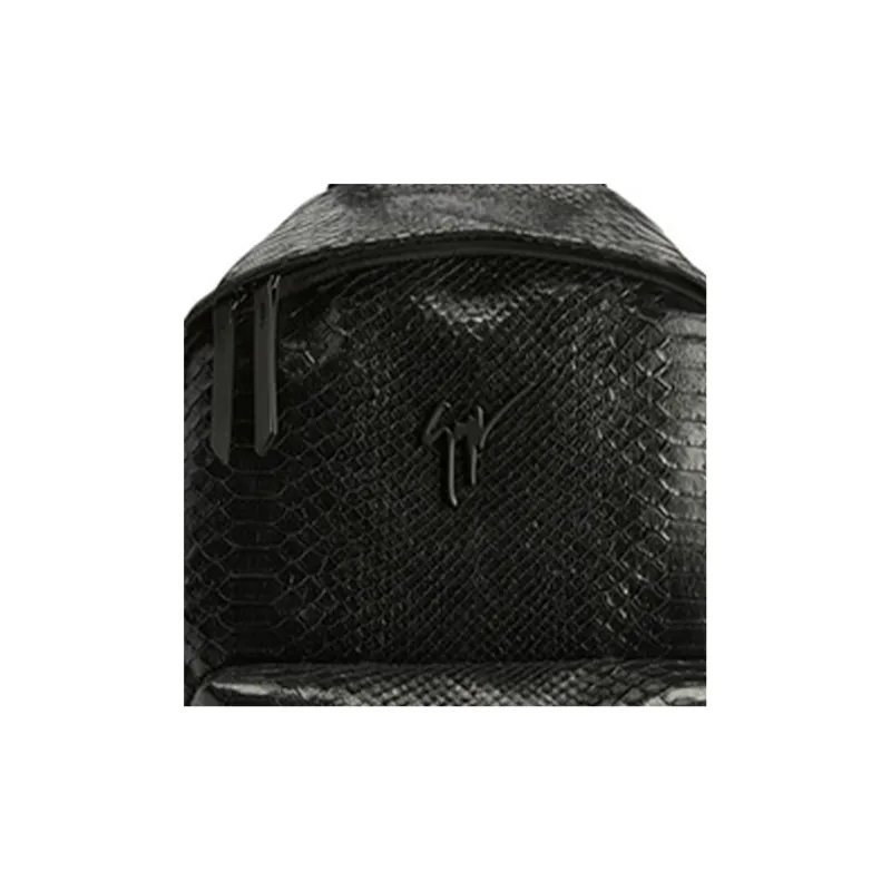 giuseppe zanotti Bud Snakeskin-effect Backpack-4
