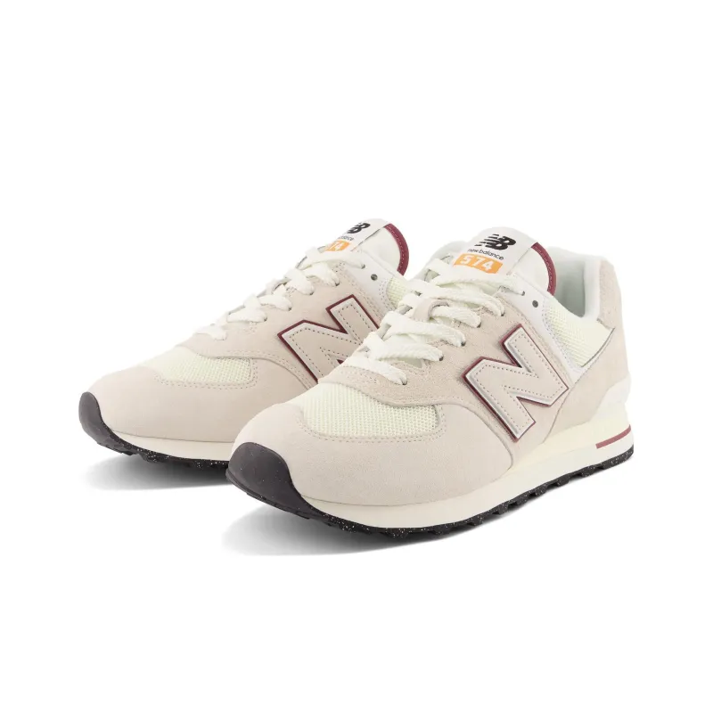 New Balance 574 Off White Burgundy 2023-2