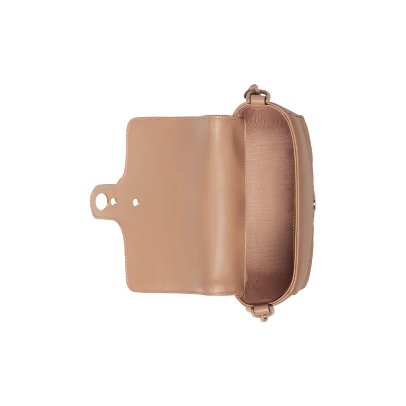 GUCCI Marmont Leather Tofu Bag Messenger Bag Portable Crossbody Bag Shoulder Bag Women's Light Milk Tea-6