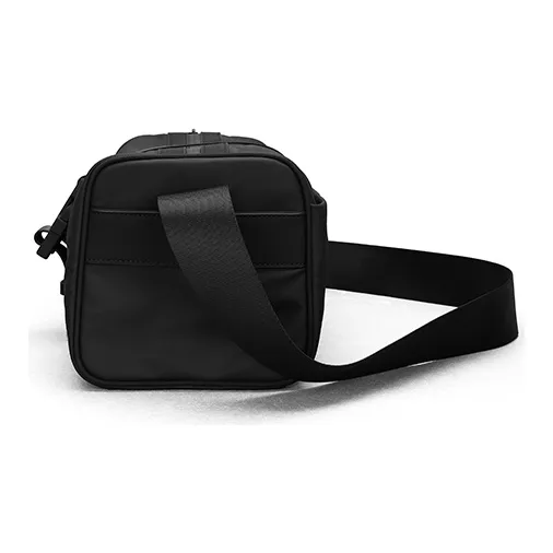 PIERRE CARDIN Fabric Toast Bag, Shoulder Bag, Crossbody Bag Large Size Men's Black-3