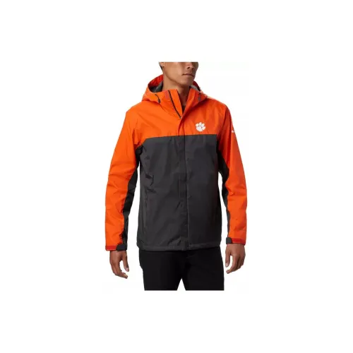 Columbia Jackets Men Orange Red