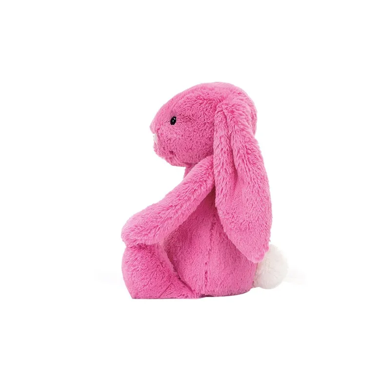 JELLYCAT Bashful Hot Pink Bunny Plush Toy-1