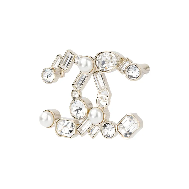 CHANEL 22c Early Spring Brooches Unisex Gold-1