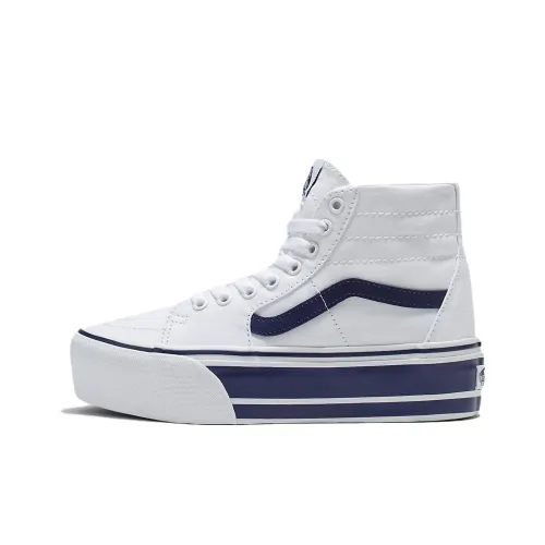 Vans Sk8 -Hi Tapered Stackform 'Sport Stripes - True White Navy'