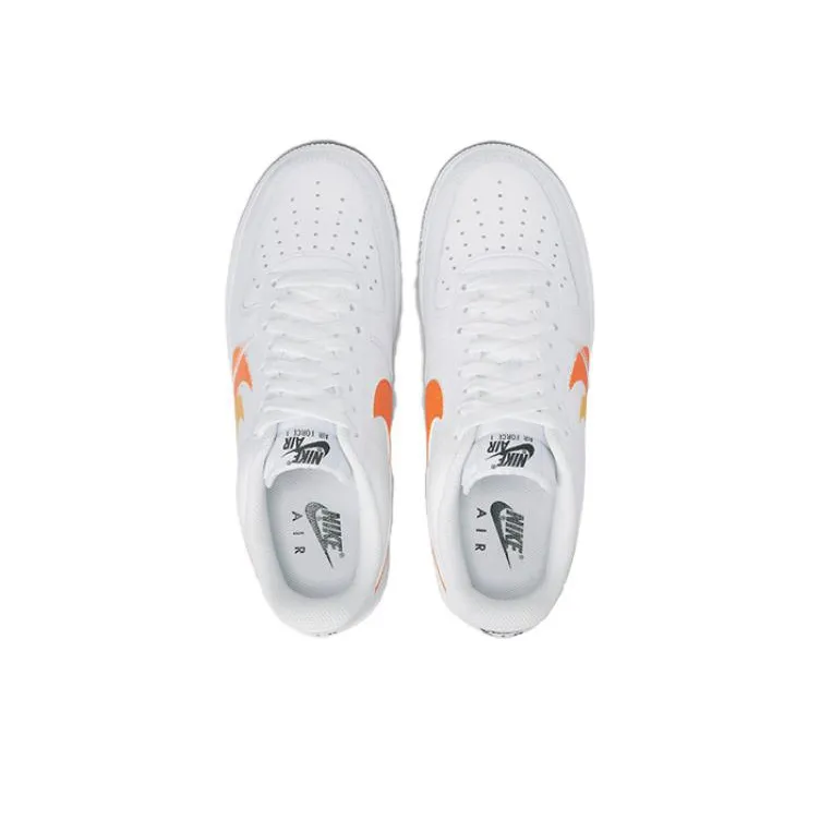 Nike Air Force 1 Low '07 Spray Paint Swoosh White Safety Orange-3