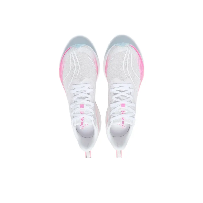 LiNing Red Hare 6 Pro Durable Breathable Low Top Running Shoes Women's White Pink-2