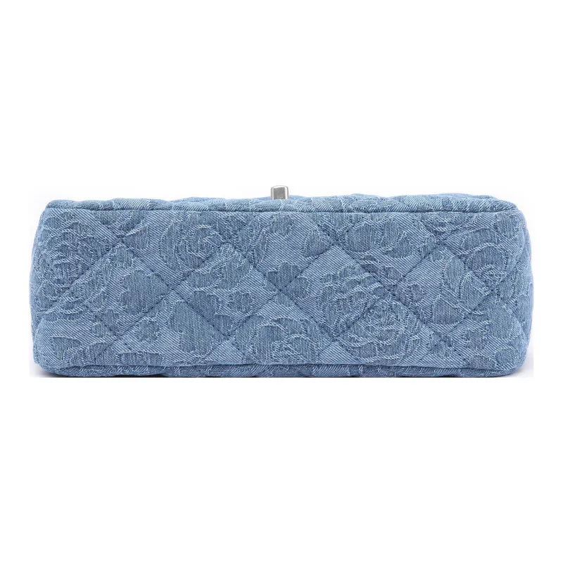 CHANEL Denim Flap Bag, Shoulder Bag, Crossbody Bag Tubas Women's Blue-3