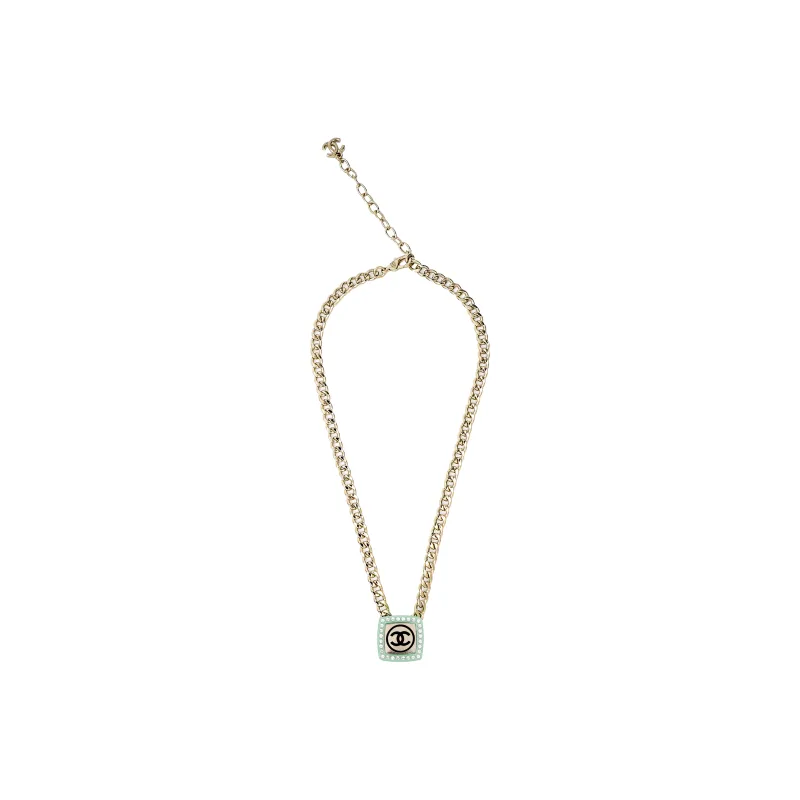 CHANEL Necklaces Women's Green-1