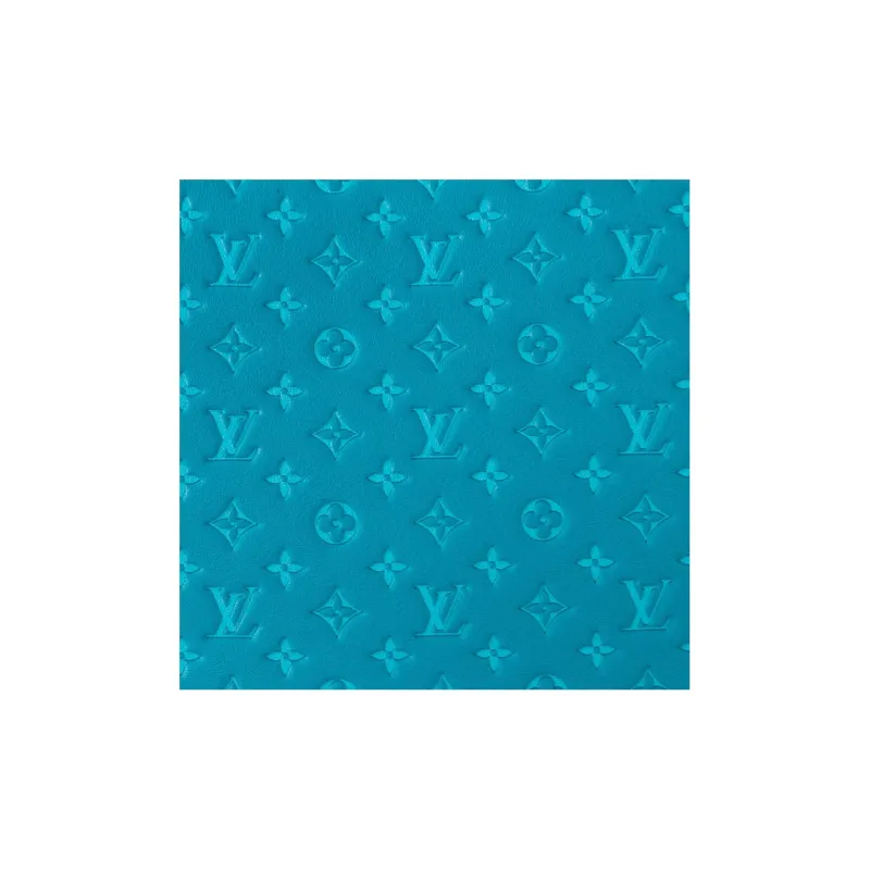 LOUIS VUITTON Loop Monogram All Over Print With Cow Leather Crescent Bag, Handbag, Shoulder Bag Women's Blue-5