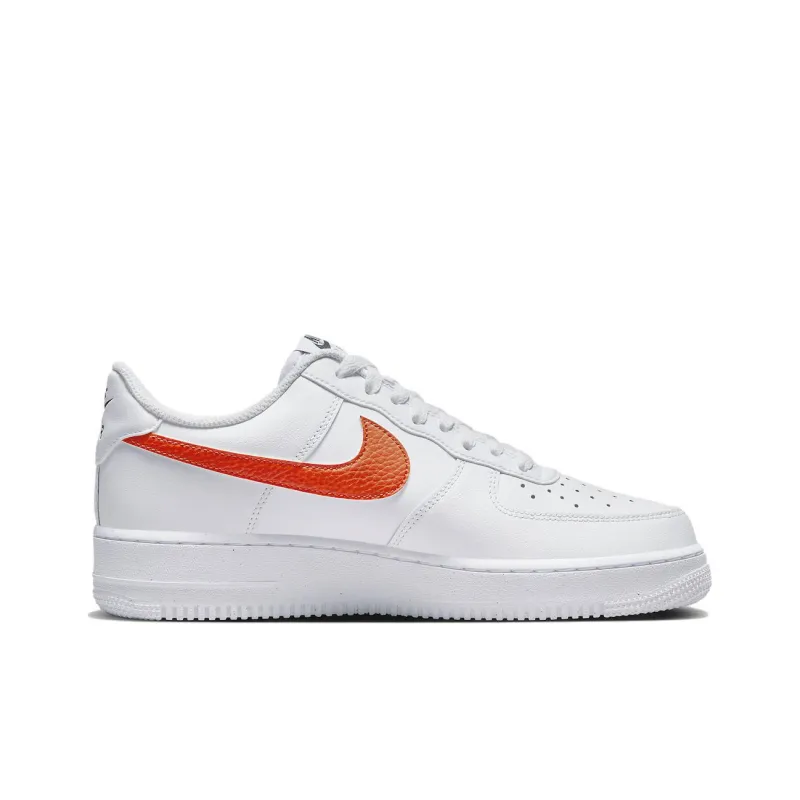 Nike Air Force 1 Low '07 Spray Paint Swoosh White Safety Orange-1