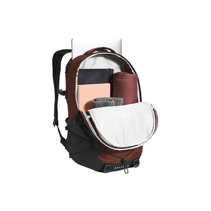 THE NORTH FACE Polyester Backpack Regular Unisex Earth Red-4