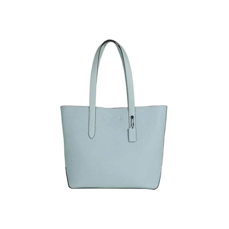 COACH Gotham Leather Tote Bag, Shopping Bag, Handbag Large Size Men's Light Blue-0