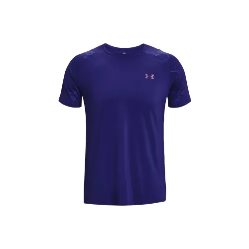 Under Armour Rush T-Shirts Men Dark Blue