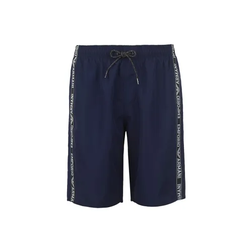 EMPORIO ARMANI Casual Shorts Men Dark Blue