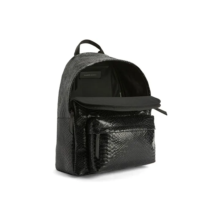giuseppe zanotti Bud Snakeskin-effect Backpack-3