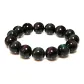 Obsidian Round Bead Beaded Bracelet
