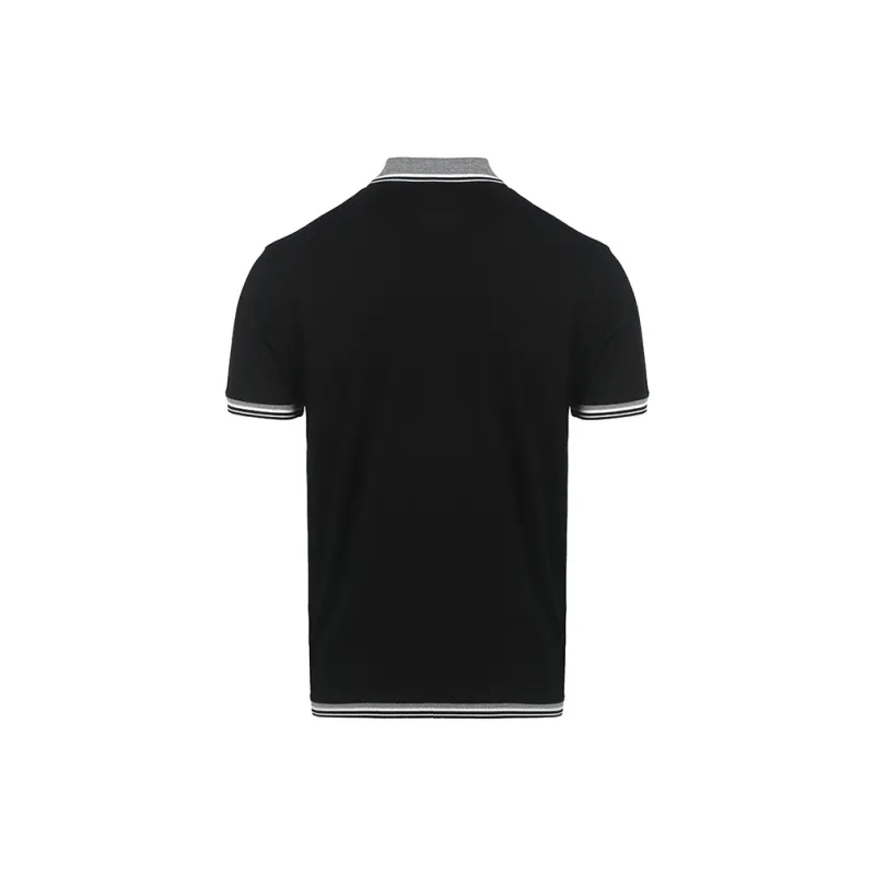 EMPORIO ARMANI Logo Embroidered Short Sleeved Polo Shirt-2