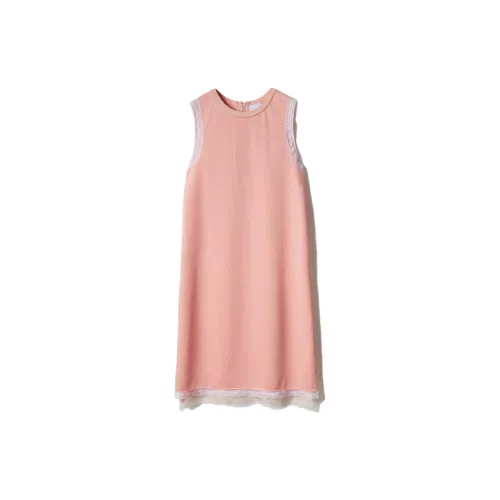 Burberry Sleeveless Dresses Women's Ice Cream Pink