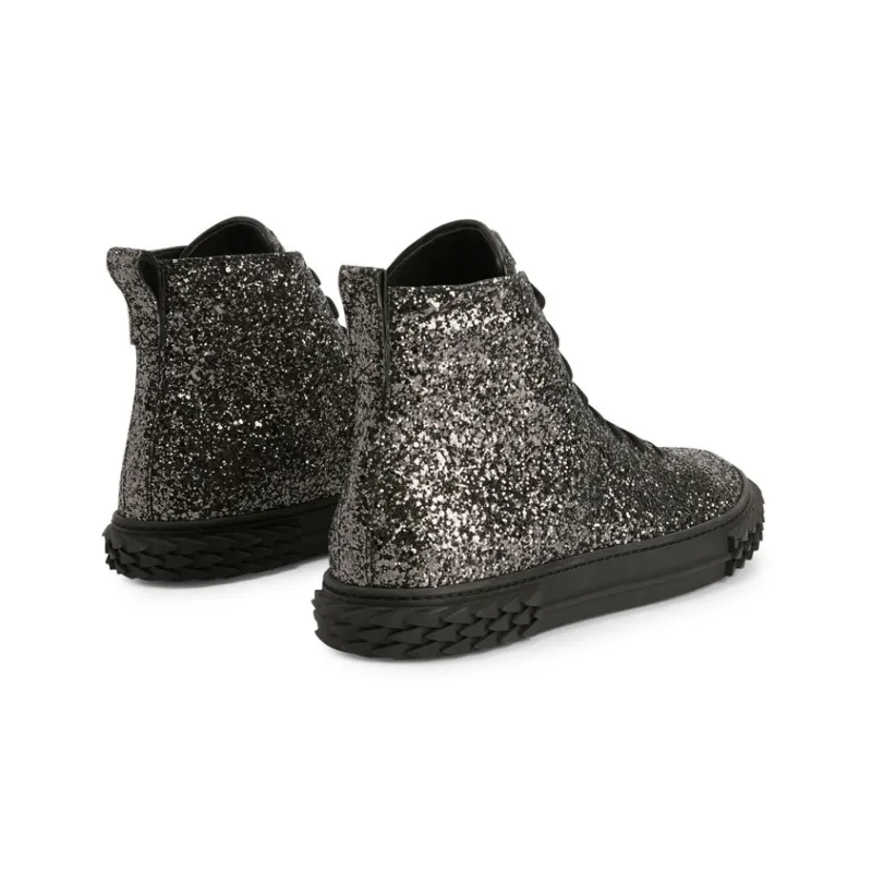 Giuseppe Zanotti/GZ Blabber Ecoblabber High Top Stylish Skateboarding Shoes Men's Gray-4