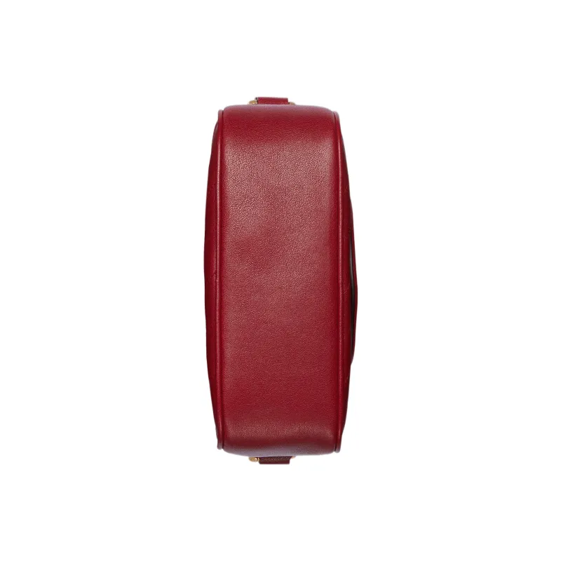 GUCCI Blondie Leather Crossbody Bag Shoulder Bag Women's Burgundy-6
