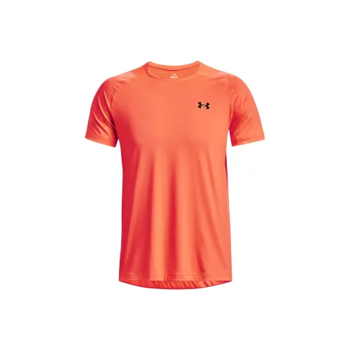 Under Armour Rush T-Shirts Men Orange