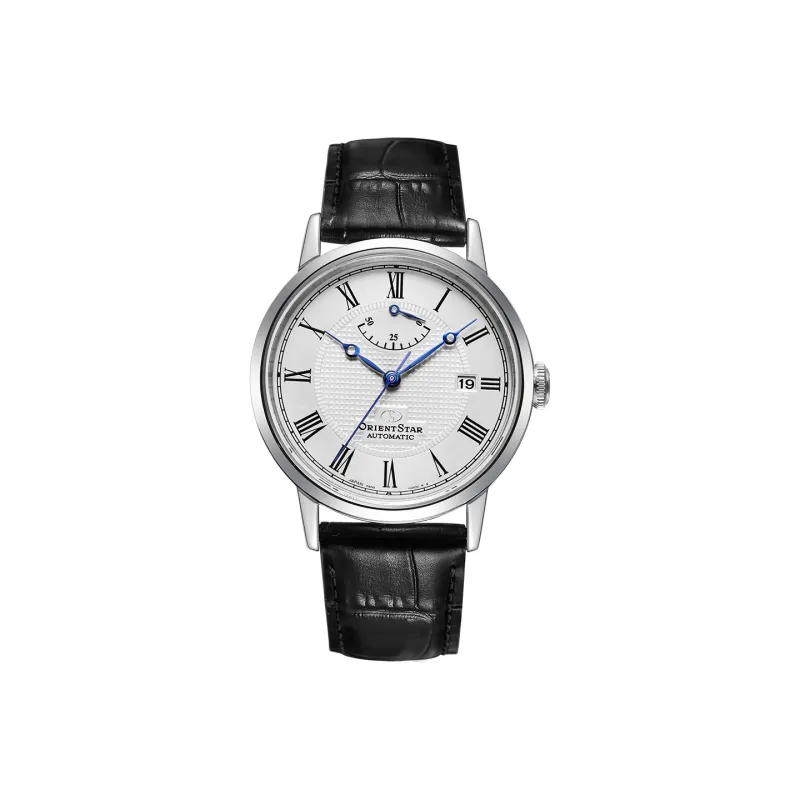 ORIENT STAR Master Collection Automatic Mechanical Movement Leather Strap Watch Men's Watches White Dial RE AU0002S00B-0