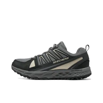Skechers Escape Plan Anti Slip Wear Resistant Low Top Outdoor Shoes Charcoal Gray