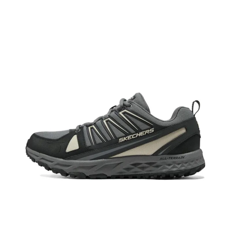 Skechers Escape Plan Anti Slip Wear Resistant Low Top Outdoor Shoes Charcoal Gray-0