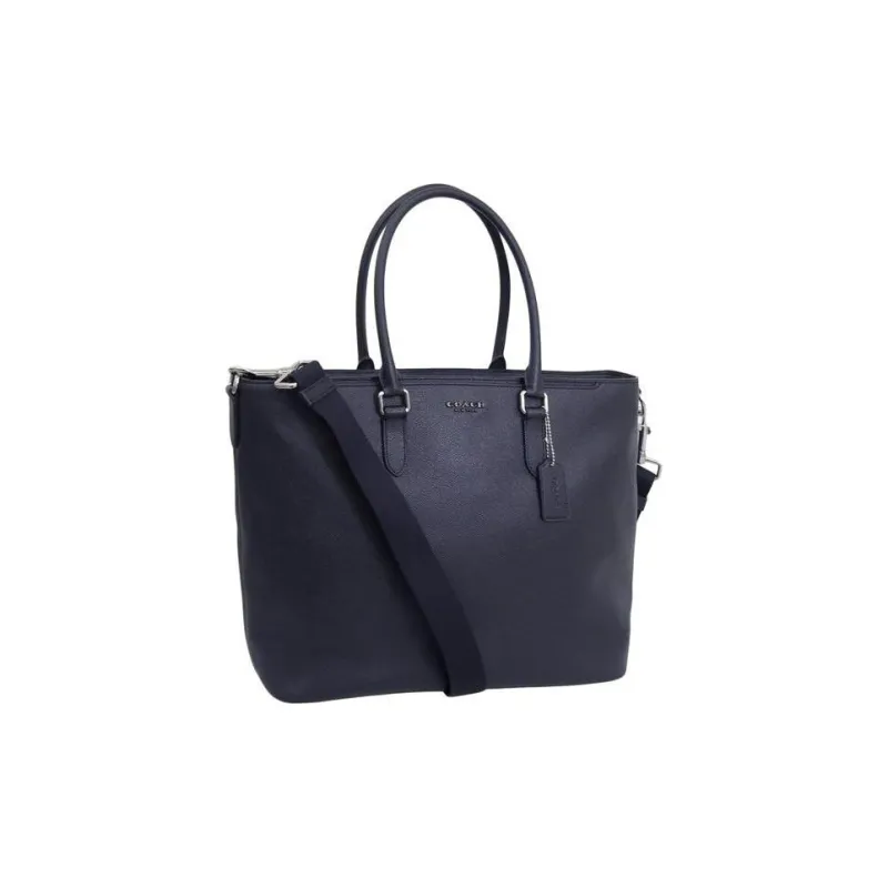 COACH Beckett Leather Shoulder Bag, Crossbody Bag, Handbag Regular Men's Midnight Blue-1