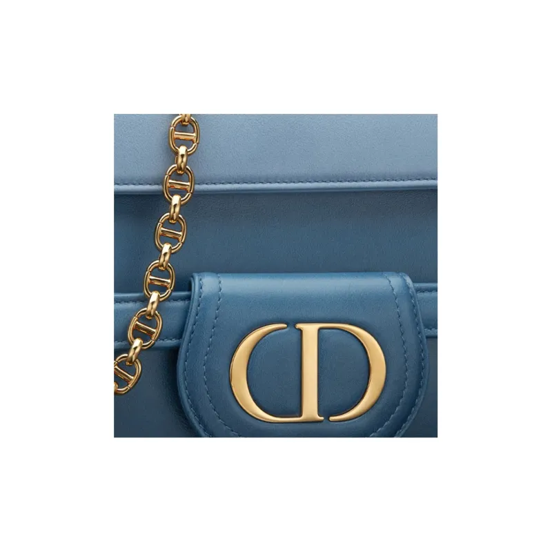 DIOR D-Double Cow Leather Crossbody Bag Shoulder Bag Women's Indigo-4