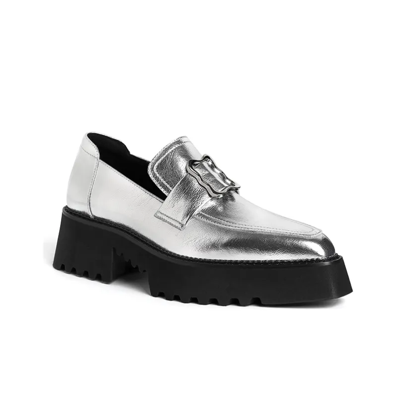 Naiyee Loafers Women's Silver/Black-4