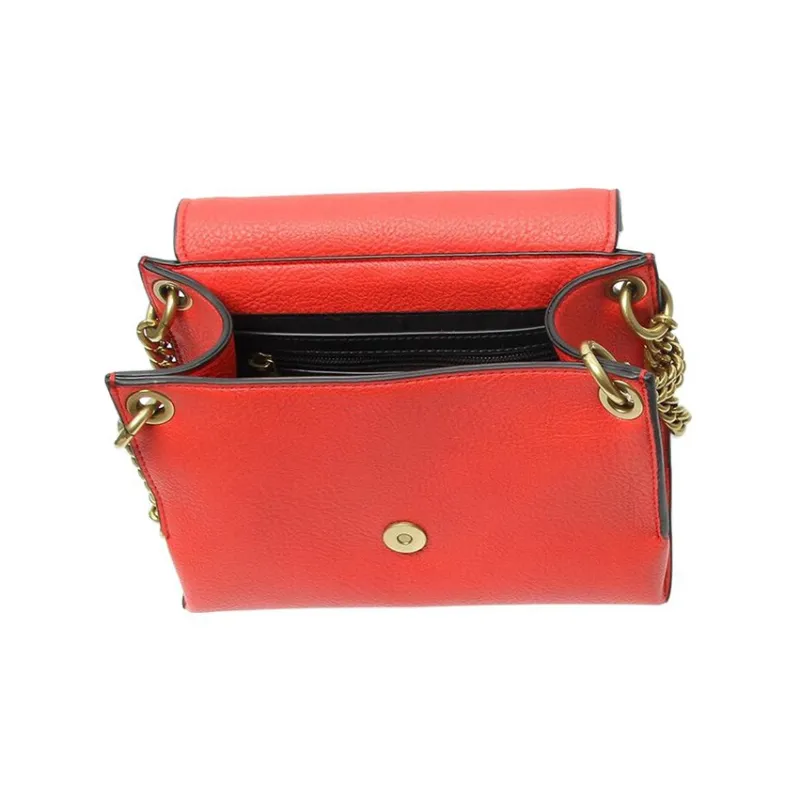 VERSACE JEANS COUTURE Polyester Crossbody Bag Shoulder Bag Women's Orange-4