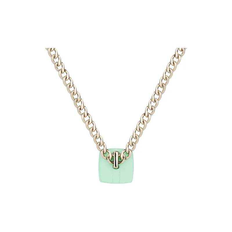 CHANEL Necklaces Women's Green-2