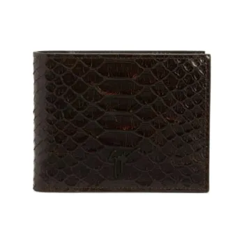 Giuseppe Zanotti/GZ Leather Wallet Men's Dark Brown