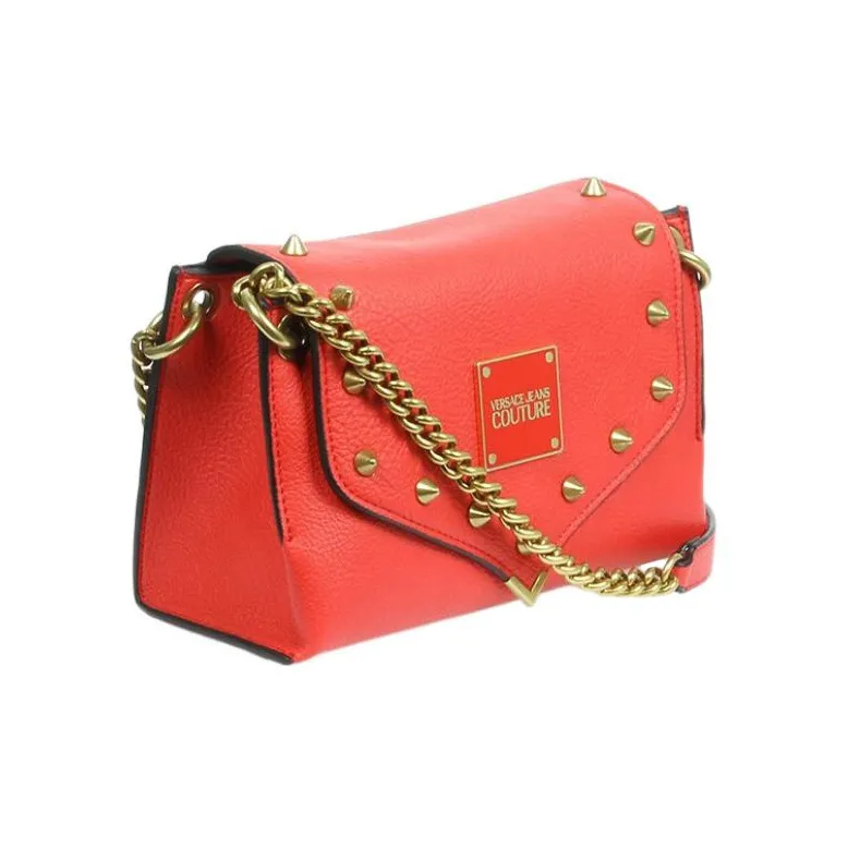 VERSACE JEANS COUTURE Polyester Crossbody Bag Shoulder Bag Women's Orange-1
