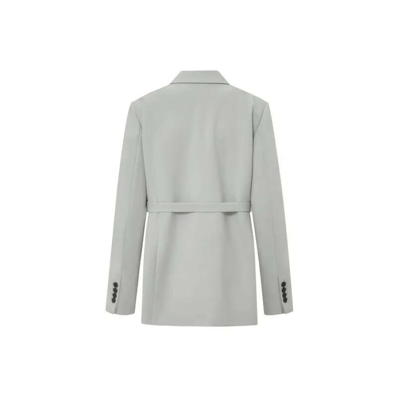 MO&CO Business Suits Women's Linen Green-1