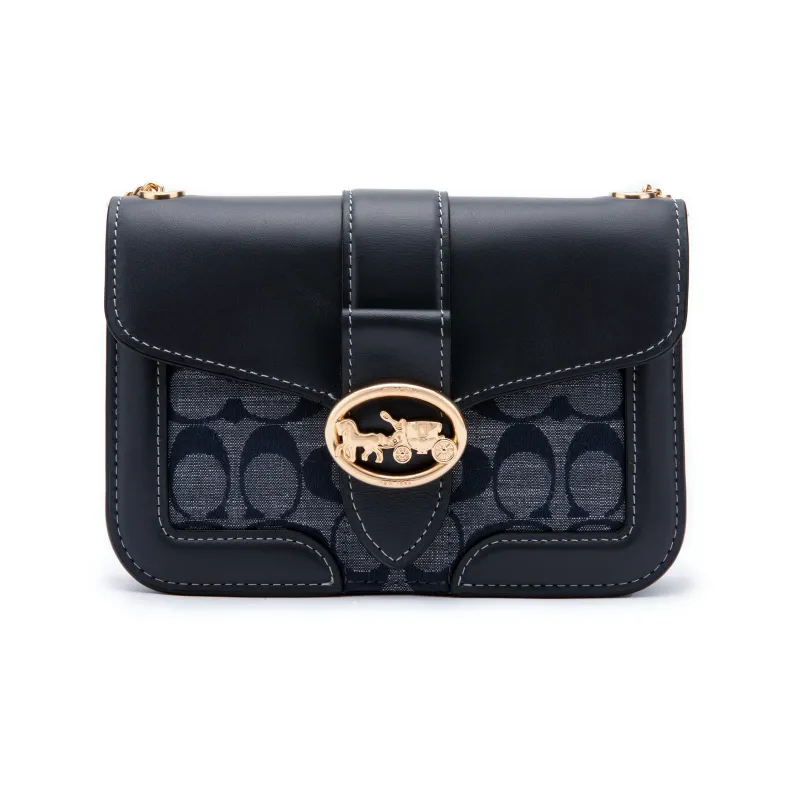 COACH Georgie Shoulder Bags-0