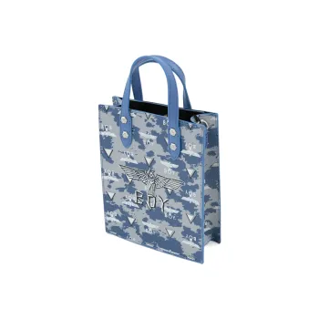 Boy London PVC Shoulder Bags Handbags Regular Unisex Blue