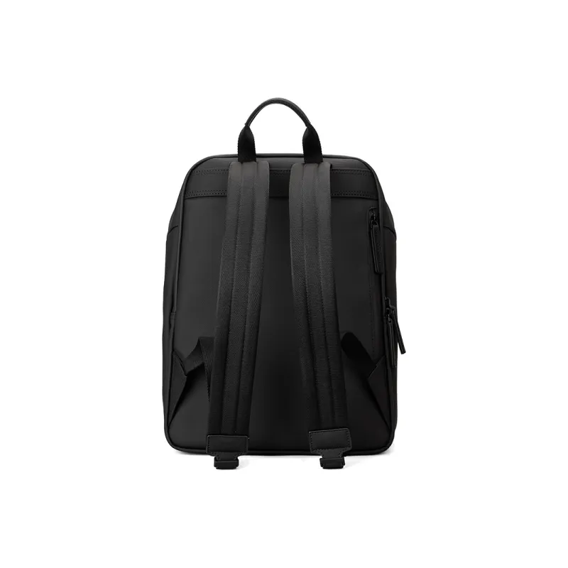 PIERRE CARDIN Fabric Laptop Bag Backpack Large Size Men's Black-3