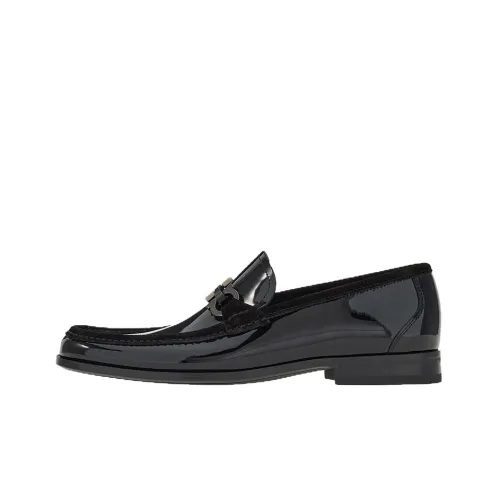 FERRAGAMO GANCINI Loafers Men's Black