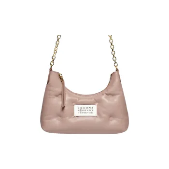 Maison Margiela Sheepskin With Calfskin Shoulder Bag, Crossbody Bag Regular Women's Pink